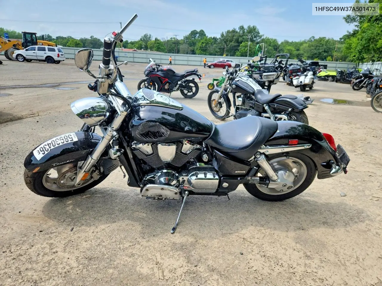 2007 Honda Vtx1800 T2 VIN: 1HFSC49W37A501473 Lot: 58930436