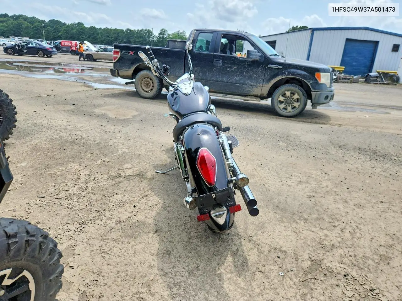 2007 Honda Vtx1800 T2 VIN: 1HFSC49W37A501473 Lot: 58930436