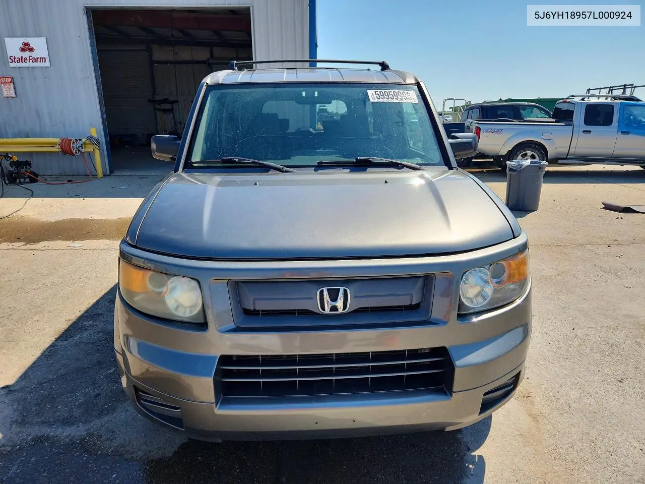 2007 Honda Element Sc VIN: 5J6YH18957L000924 Lot: 59959996