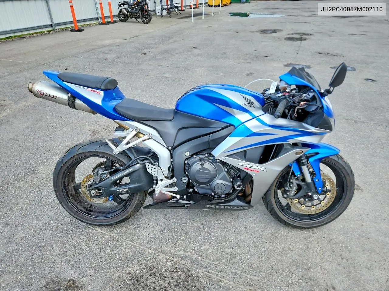 2007 Honda Cbr600 Rr VIN: JH2PC40057M002110 Lot: 61123096