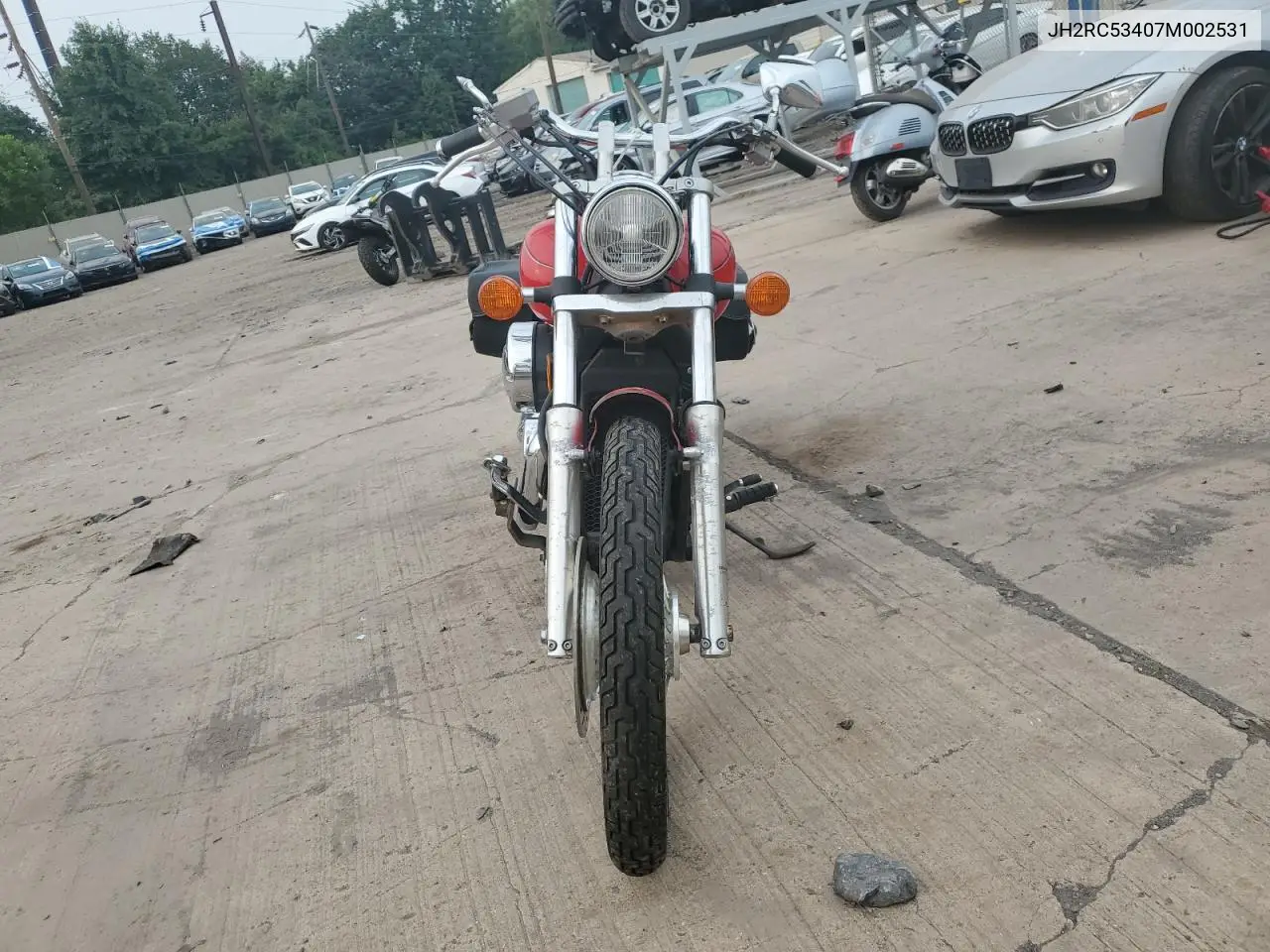 2007 Honda Vt750 (Shadow Spirit 750) VIN: JH2RC53407M002531 Lot: 67390355