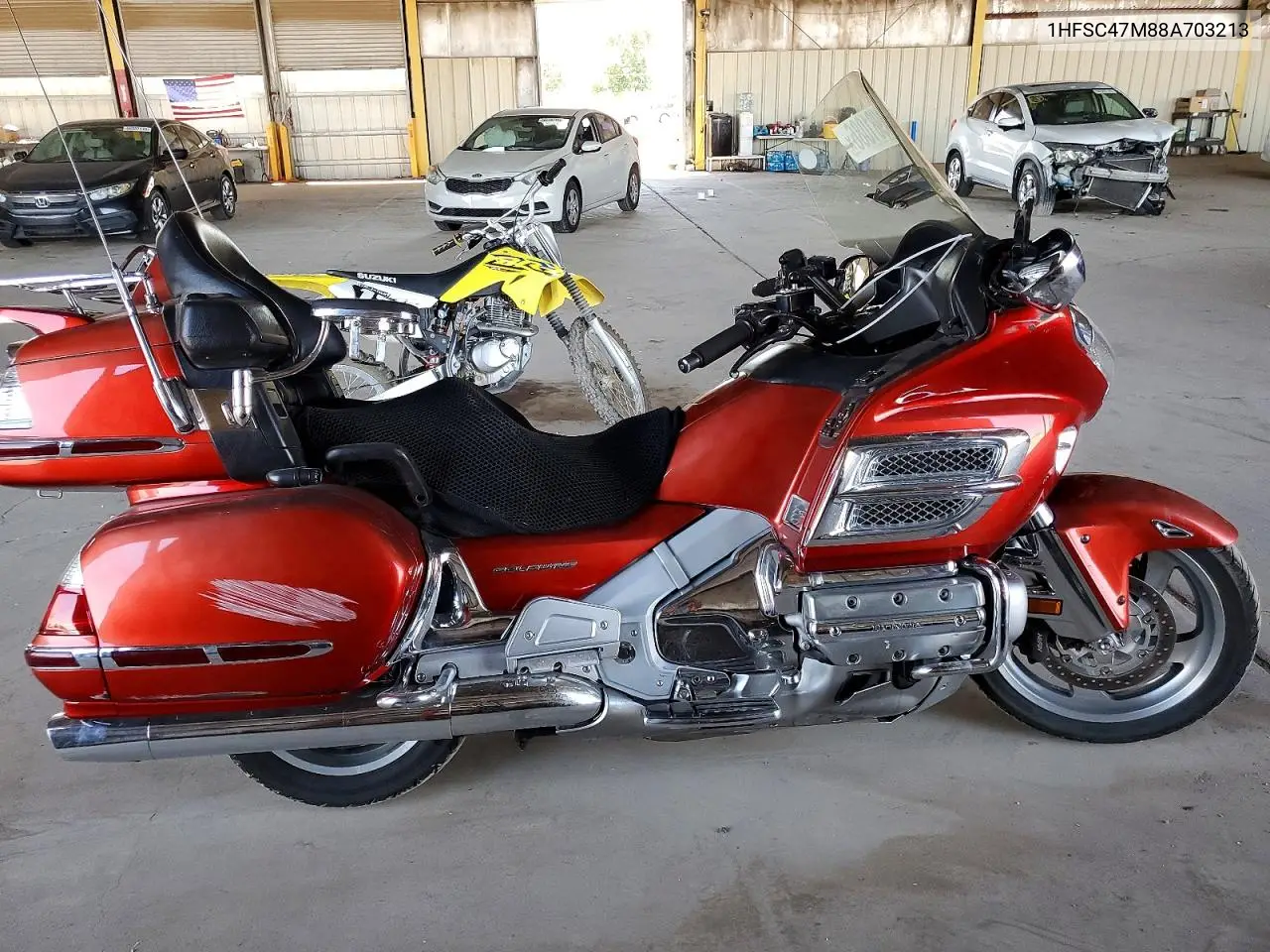 2008 Honda Gl1800 VIN: 1HFSC47M88A703213 Lot: 54981086