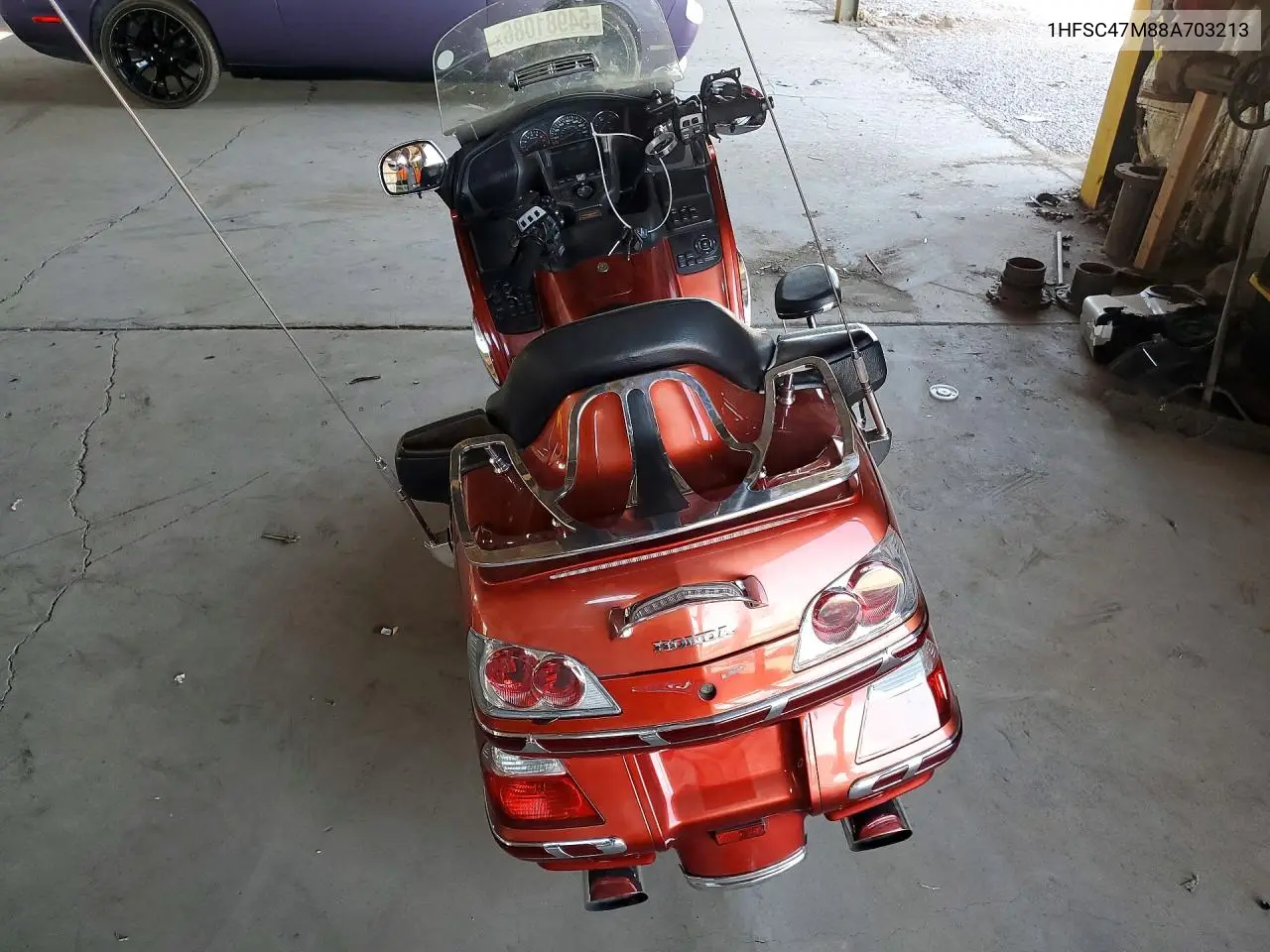 2008 Honda Gl1800 VIN: 1HFSC47M88A703213 Lot: 54981086
