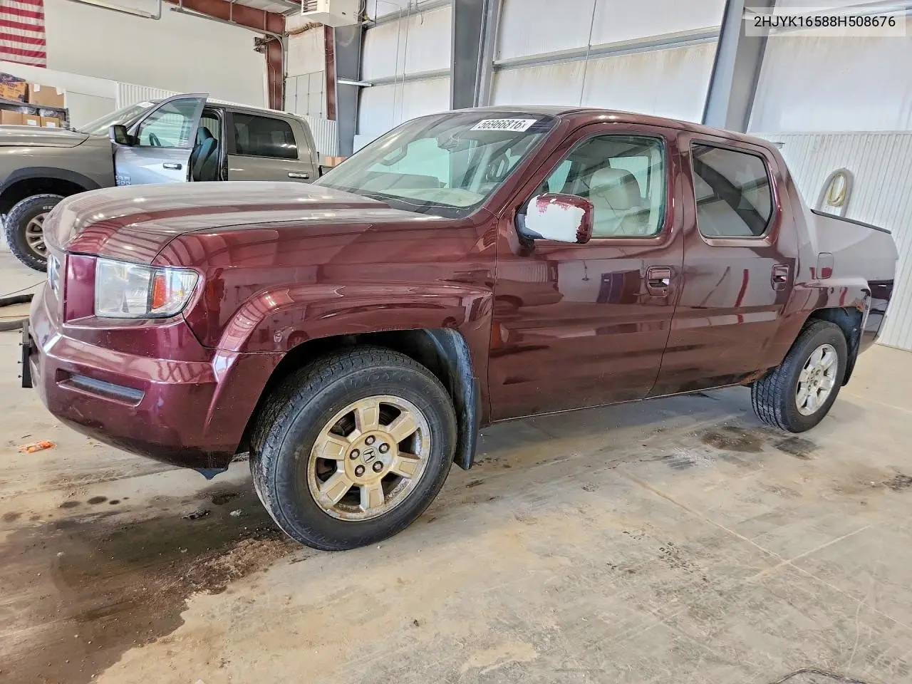 2008 Honda Ridgeline Rtl VIN: 2HJYK16588H508676 Lot: 56966816