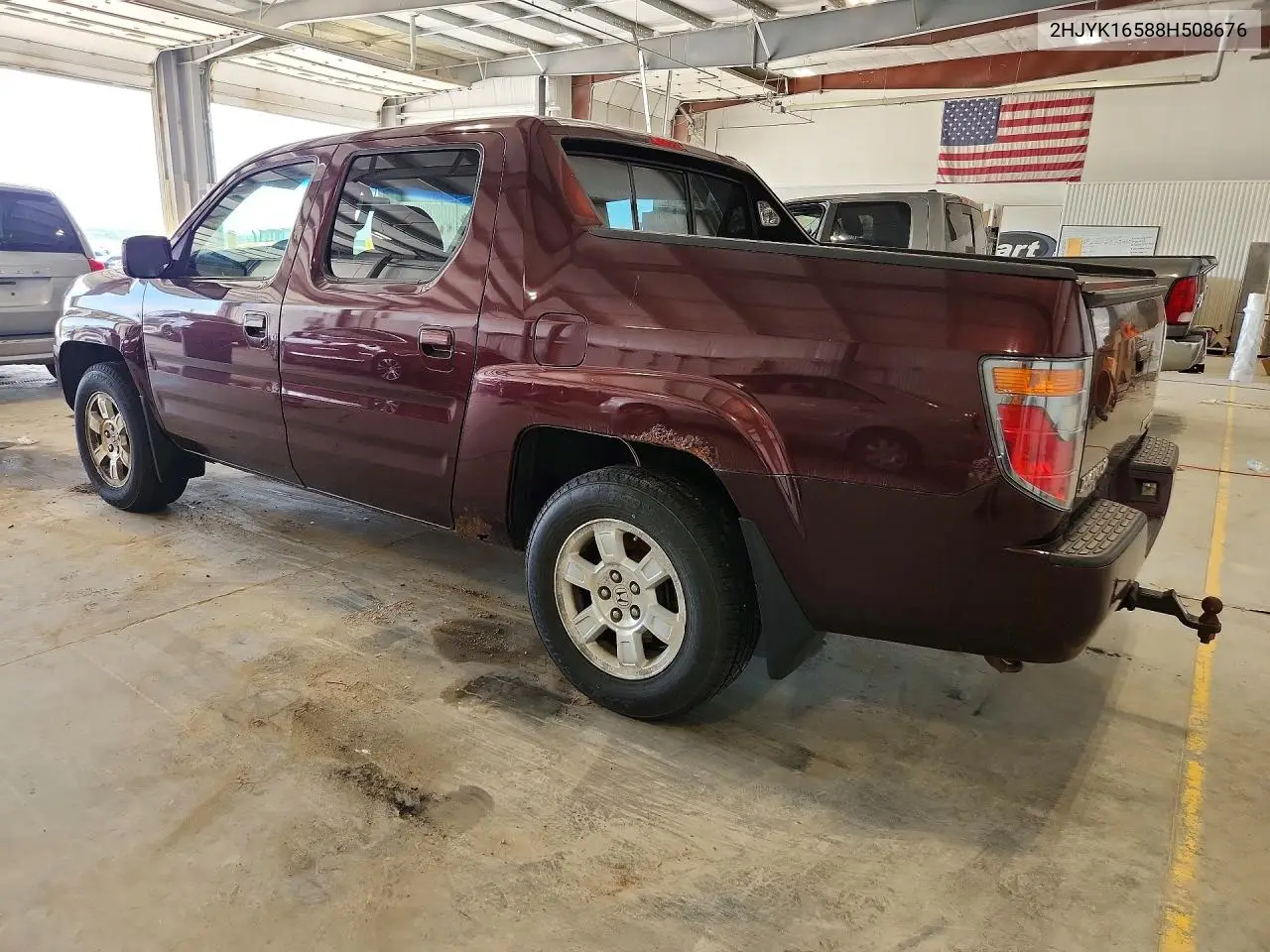 2008 Honda Ridgeline Rtl VIN: 2HJYK16588H508676 Lot: 56966816