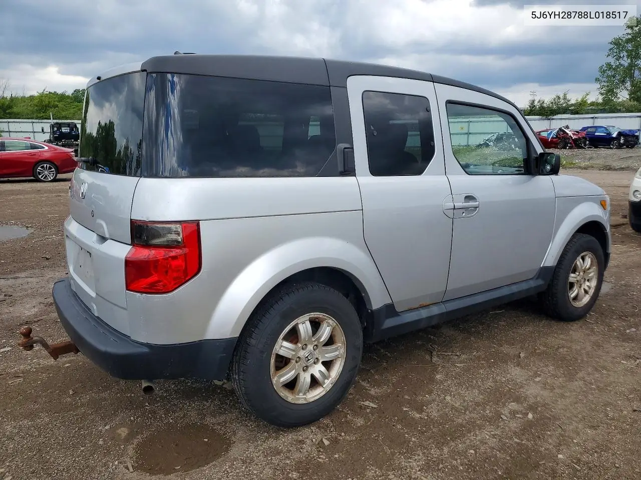 2008 Honda Element Ex VIN: 5J6YH28788L018517 Lot: 57177546