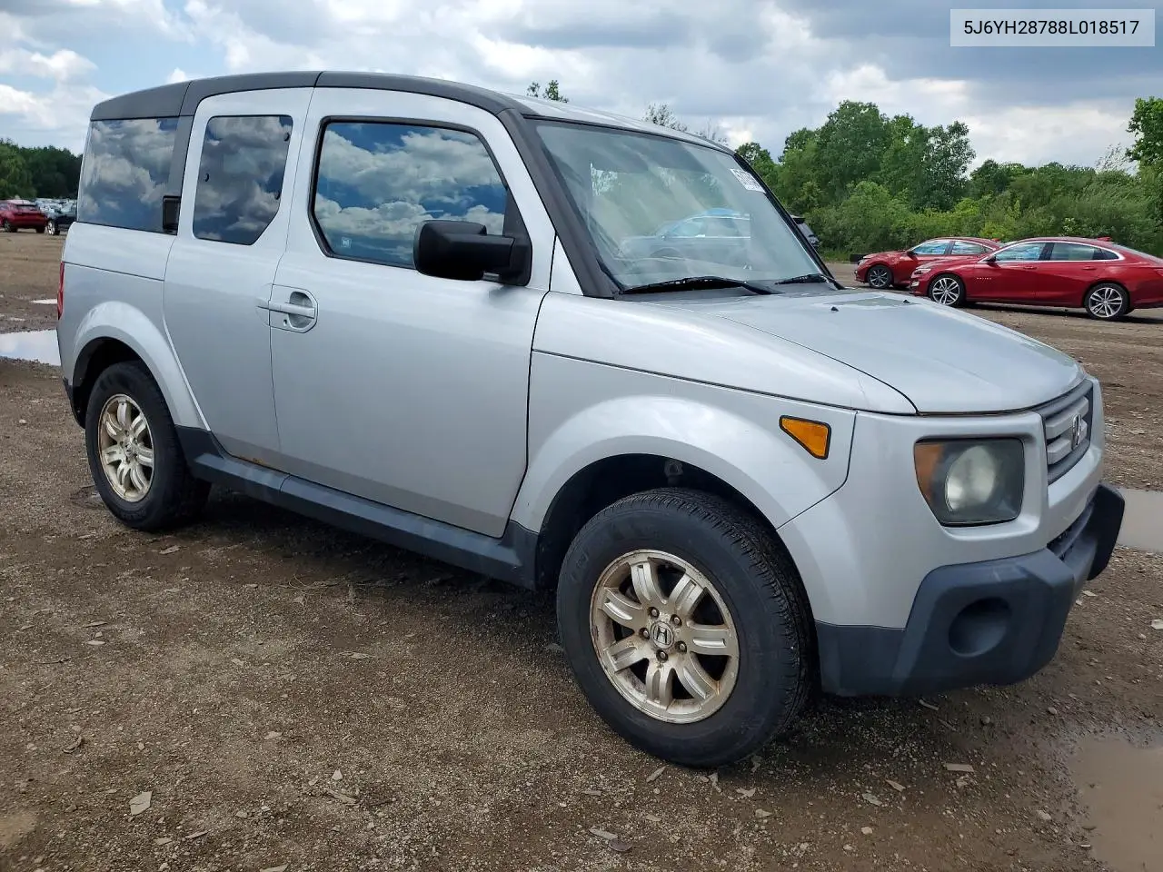 2008 Honda Element Ex VIN: 5J6YH28788L018517 Lot: 57177546