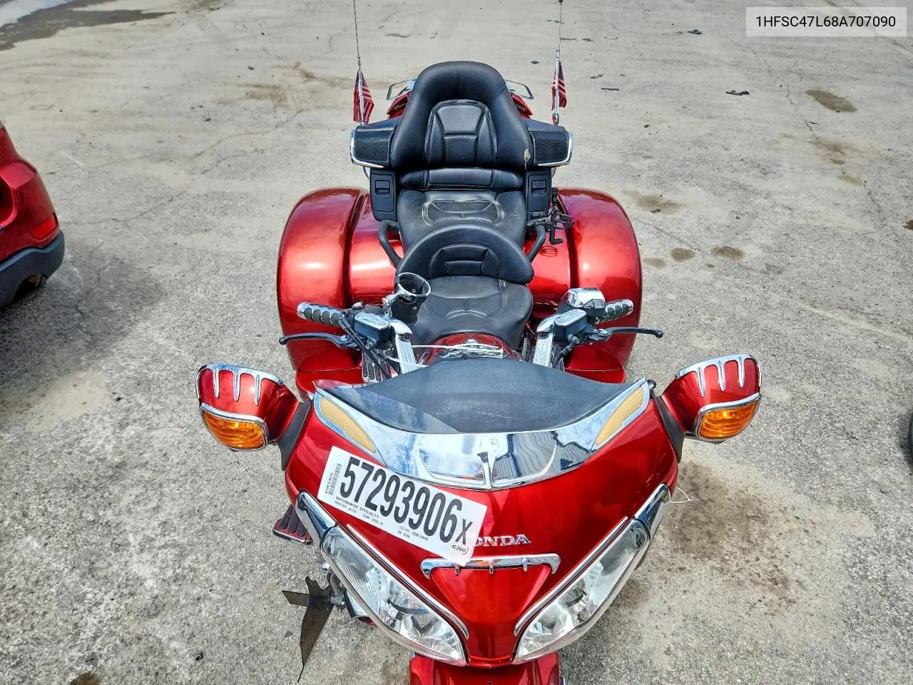2008 Honda Gl1800 VIN: 1HFSC47L68A707090 Lot: 57293906