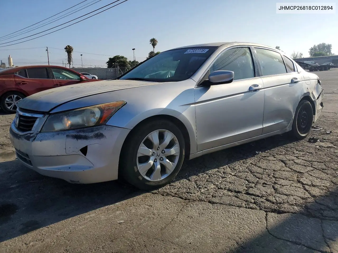 2008 Honda Accord Exl VIN: JHMCP26818C012894 Lot: 57337776
