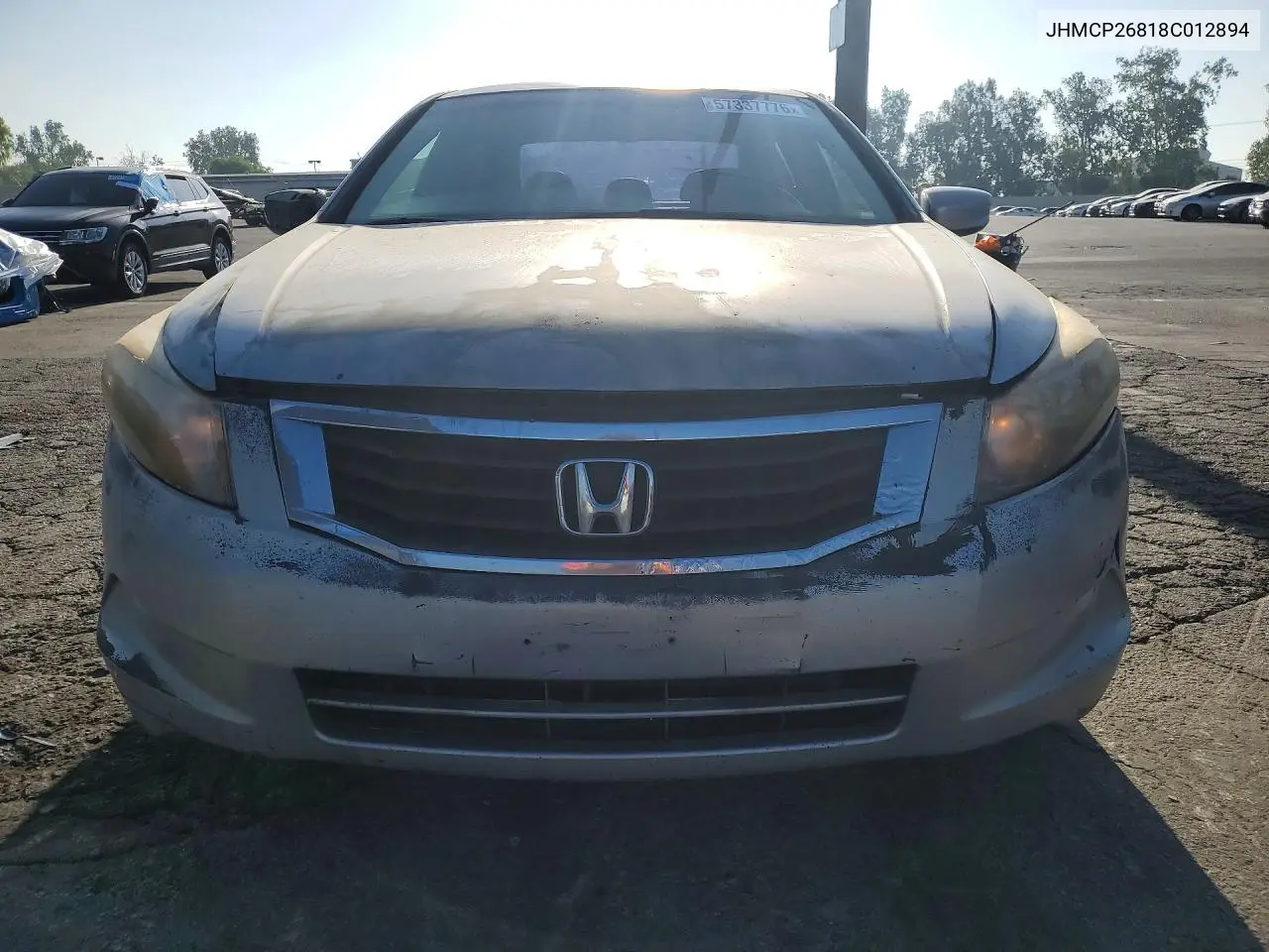 2008 Honda Accord Exl VIN: JHMCP26818C012894 Lot: 57337776