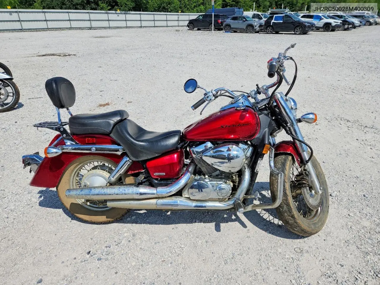 2008 Honda Vt750 VIN: JH2RC50028M400309 Lot: 57685846