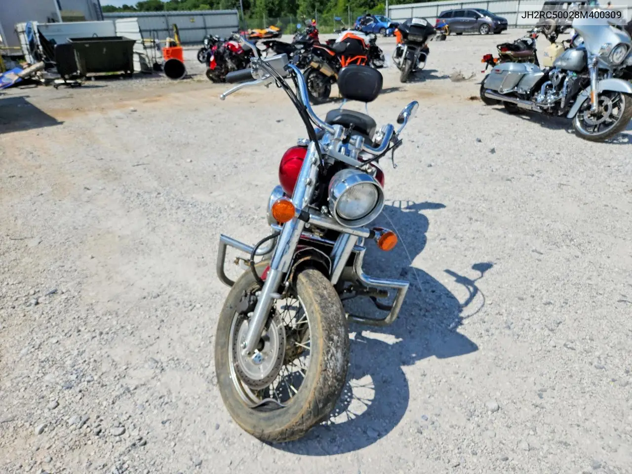 2008 Honda Vt750 VIN: JH2RC50028M400309 Lot: 57685846