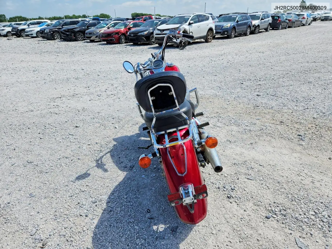2008 Honda Vt750 VIN: JH2RC50028M400309 Lot: 57685846