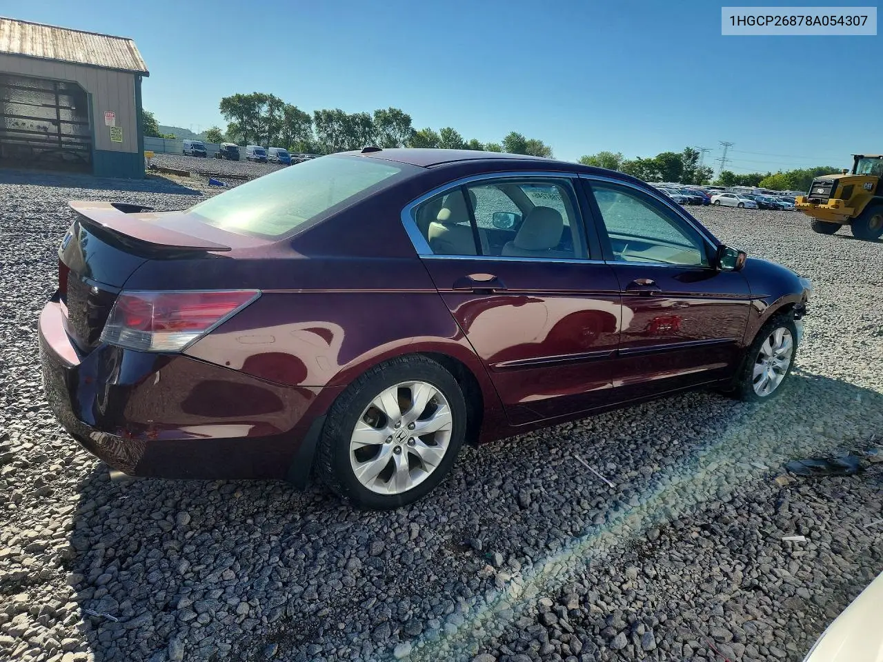 2008 Honda Accord Exl VIN: 1HGCP26878A054307 Lot: 57887246