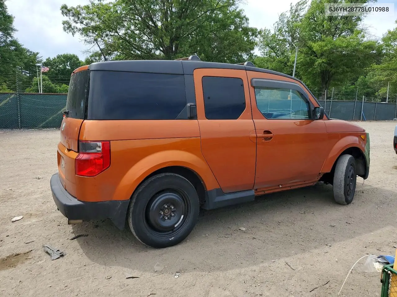 2008 Honda Element Ex VIN: 5J6YH28778L010988 Lot: 58010026
