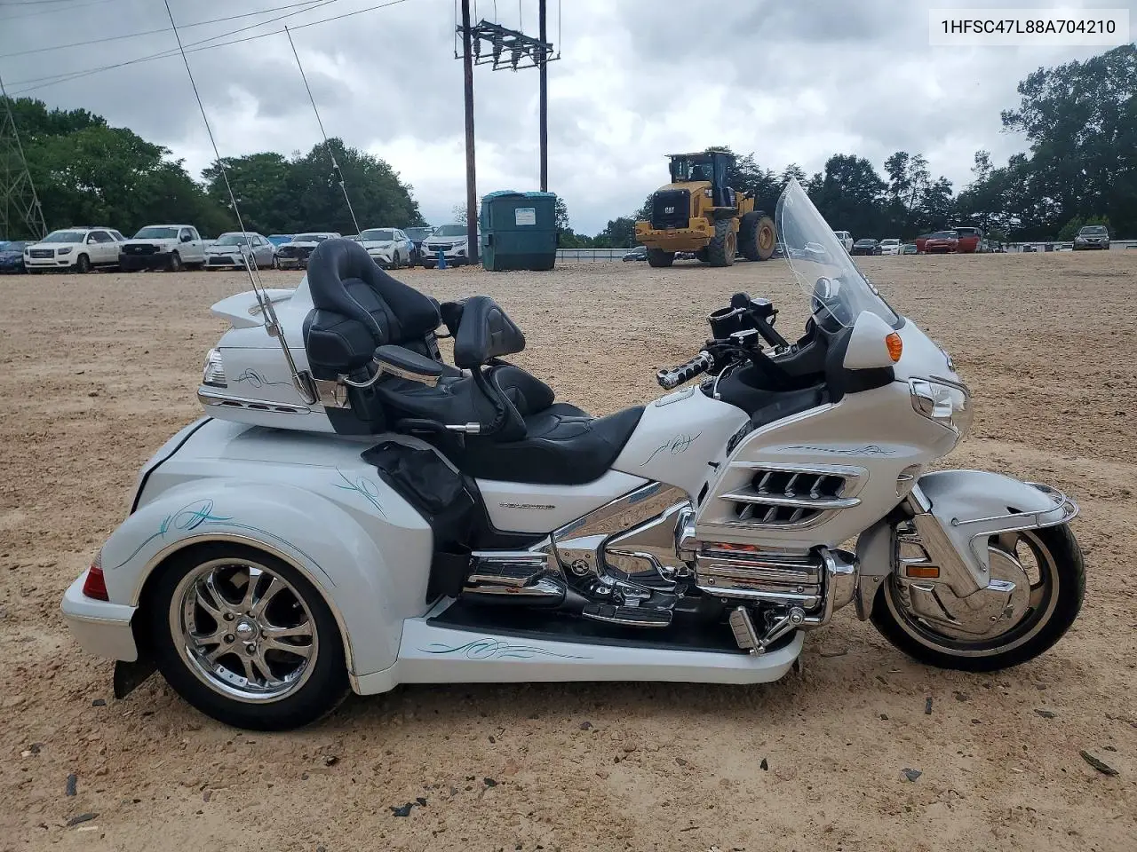 2008 Honda Gl1800 VIN: 1HFSC47L88A704210 Lot: 58451056