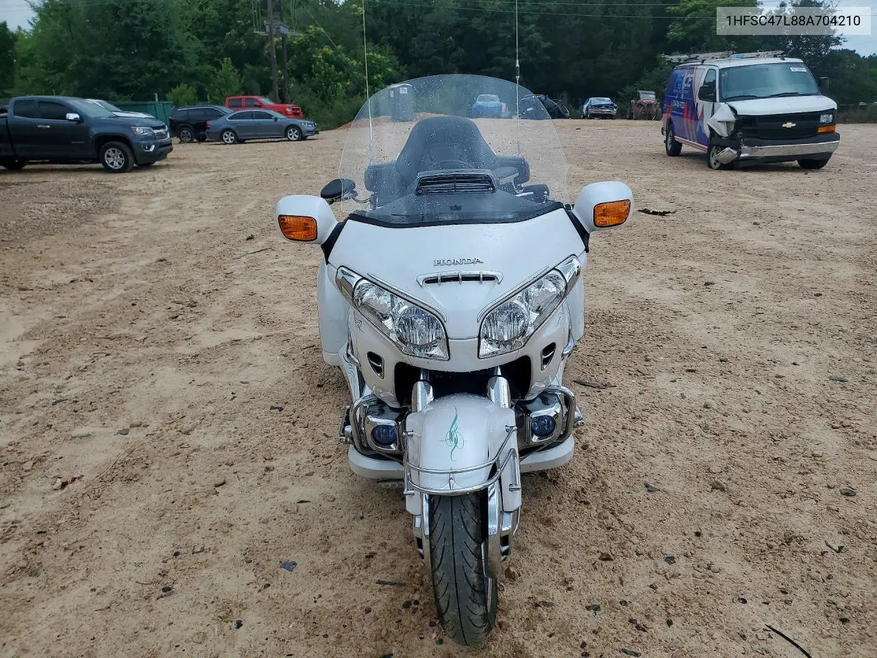 2008 Honda Gl1800 VIN: 1HFSC47L88A704210 Lot: 58451056