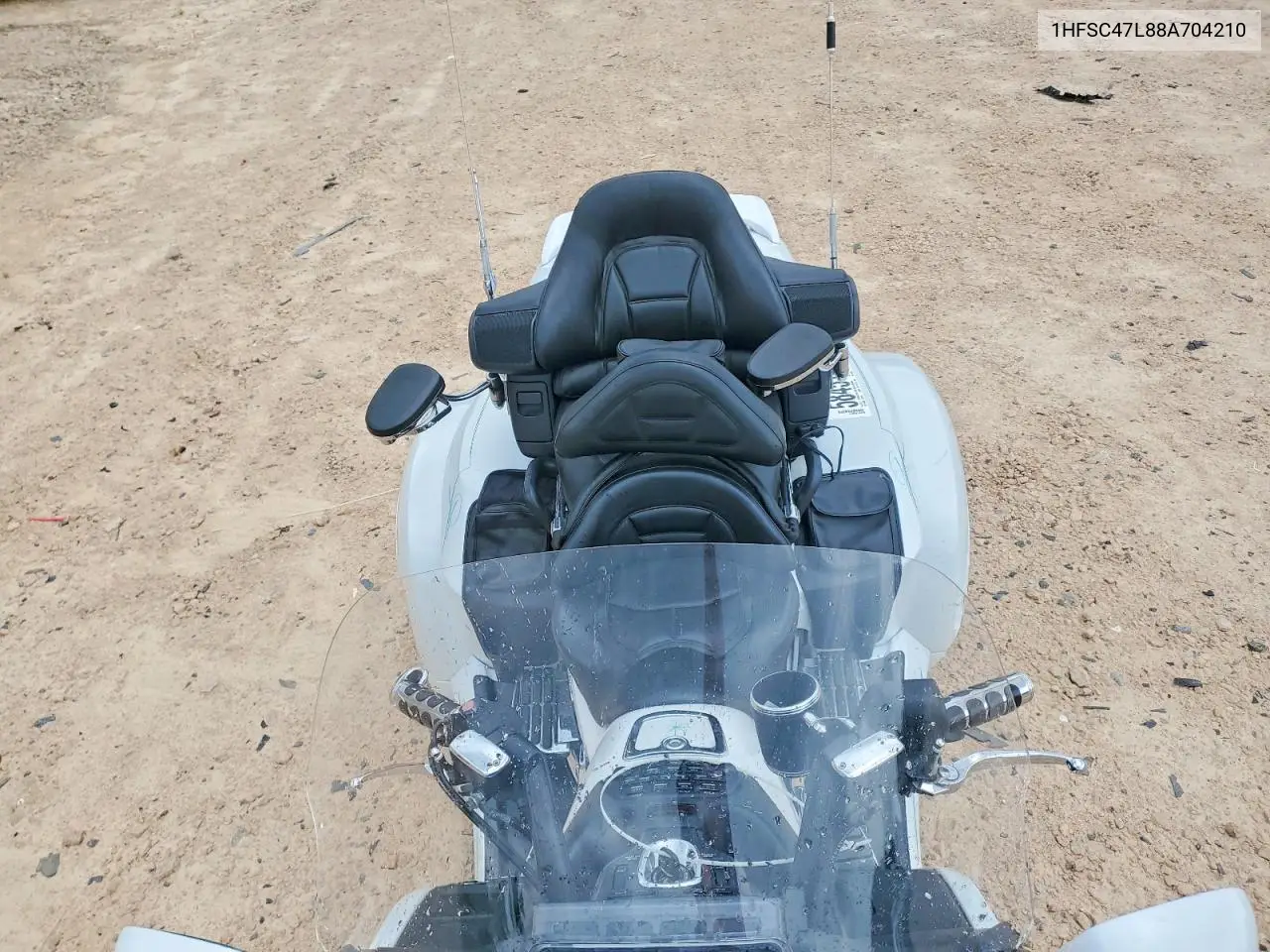 2008 Honda Gl1800 VIN: 1HFSC47L88A704210 Lot: 58451056