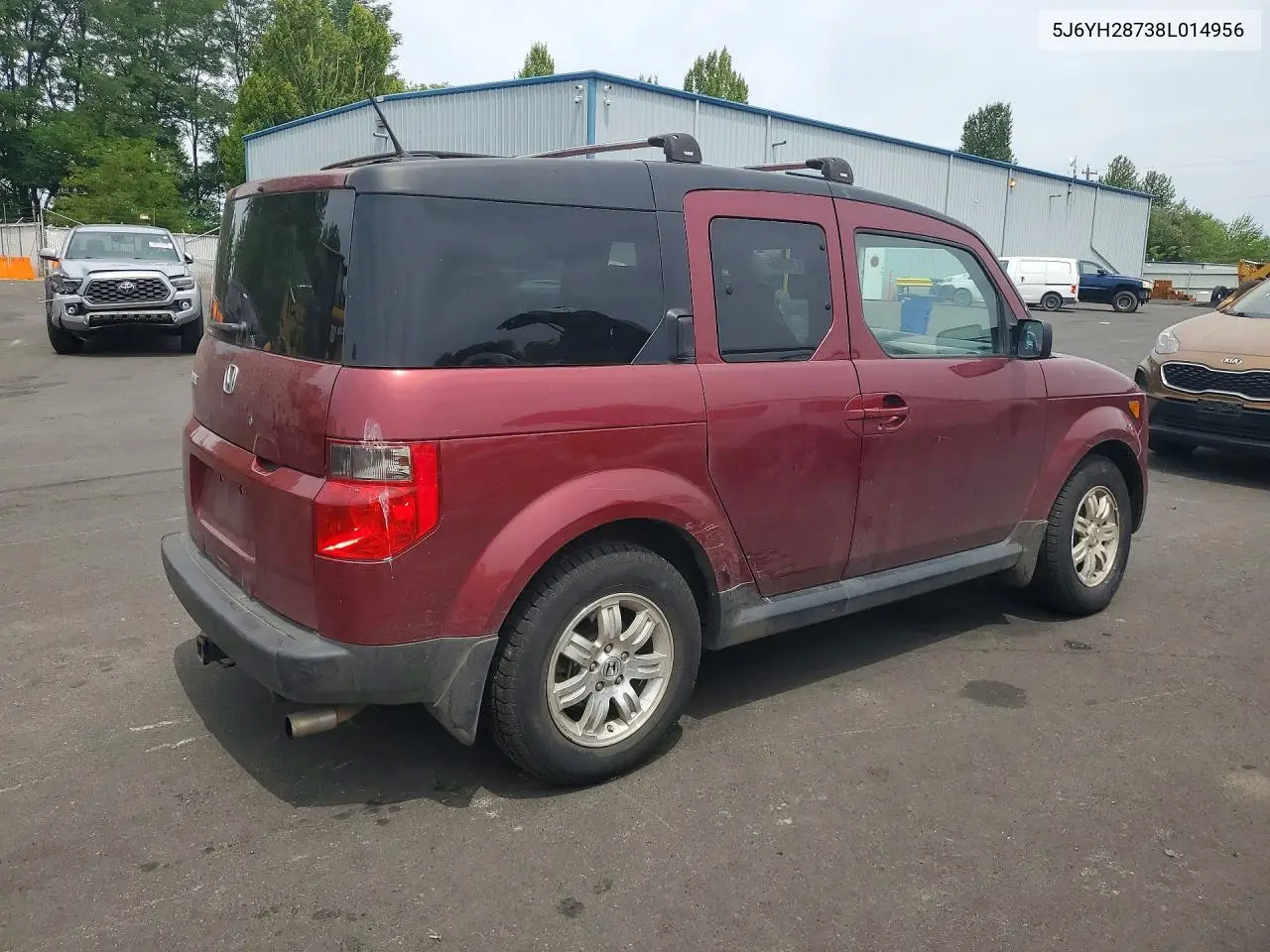 2008 Honda Element Ex VIN: 5J6YH28738L014956 Lot: 58616066