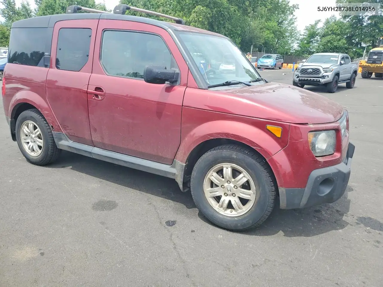 2008 Honda Element Ex VIN: 5J6YH28738L014956 Lot: 58616066