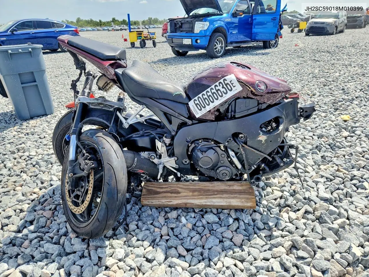2008 Honda Cbr1000 Rr VIN: JH2SC59018M010399 Lot: 60666636
