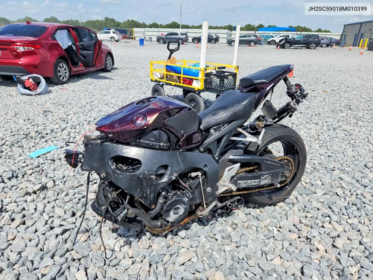 2008 Honda Cbr1000 Rr VIN: JH2SC59018M010399 Lot: 60666636