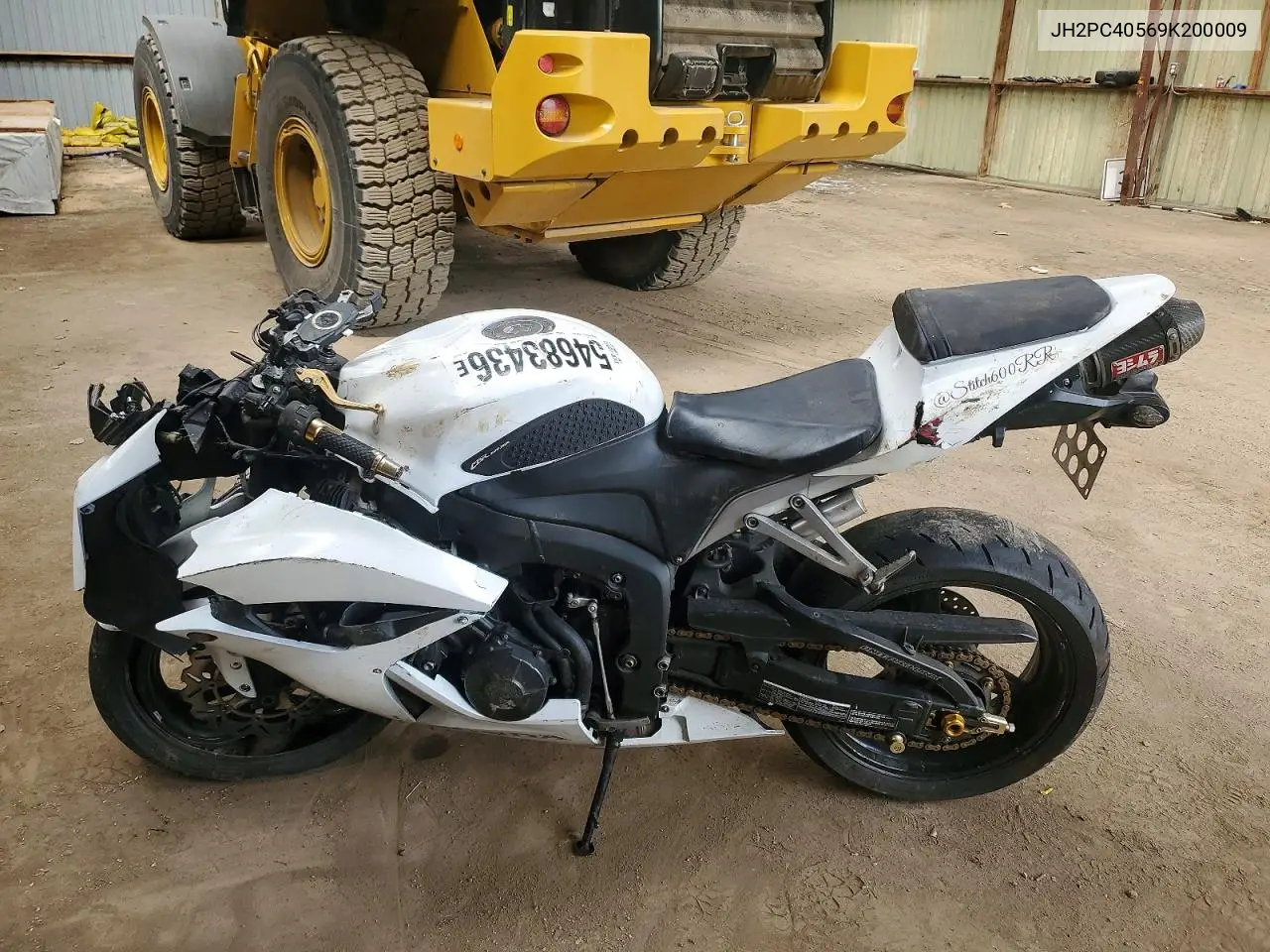 2009 Honda Cbr600 Rr-Abs VIN: JH2PC40569K200009 Lot: 54683436