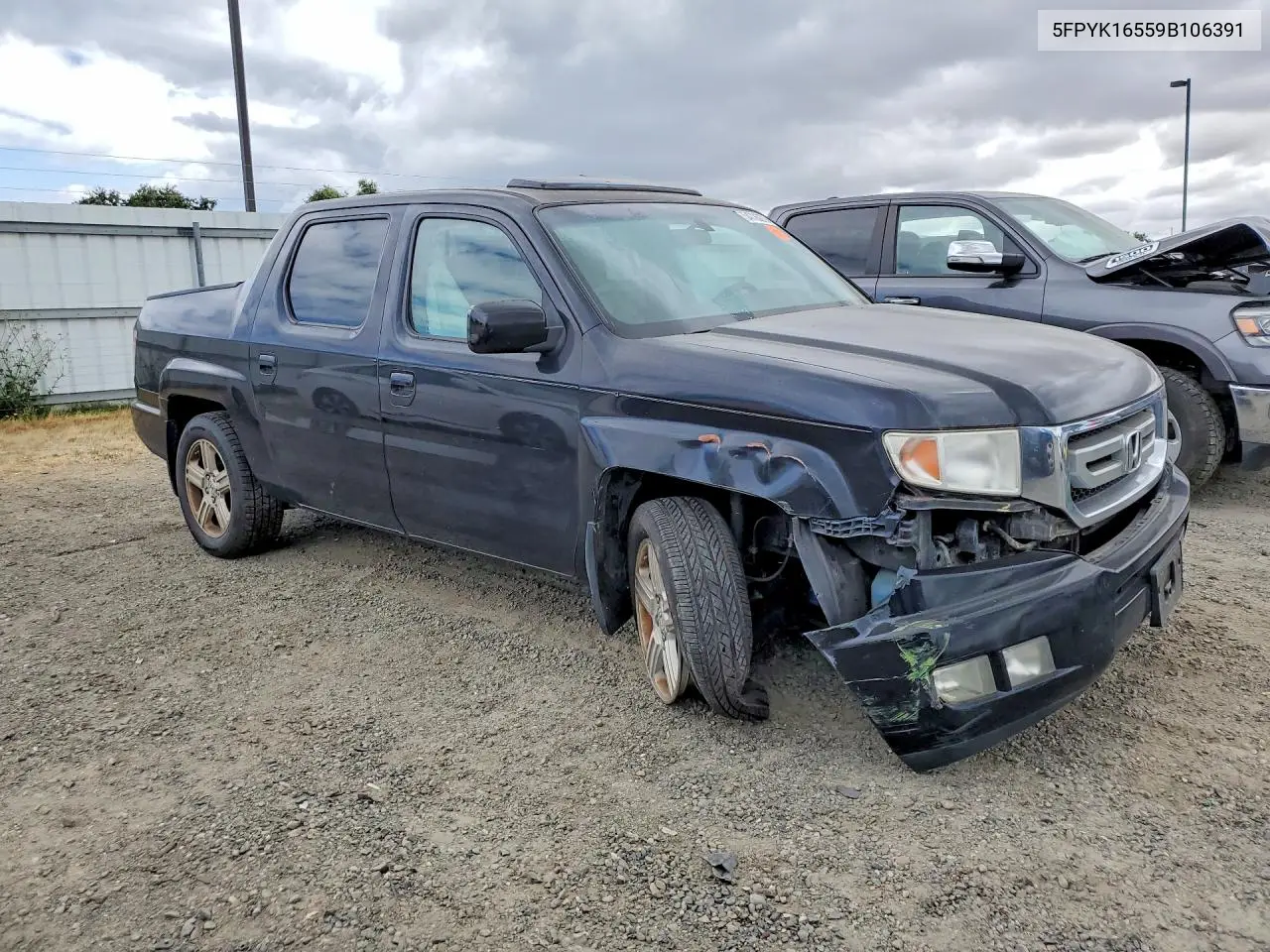 2009 Honda Ridgeline Rtl VIN: 5FPYK16559B106391 Lot: 54726276