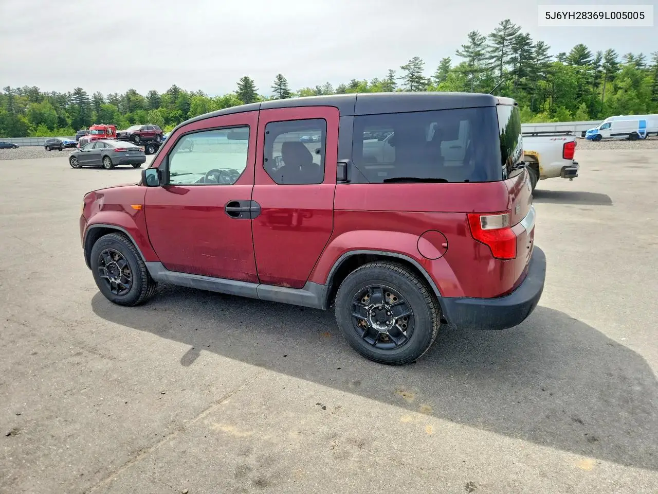 2009 Honda Element Lx VIN: 5J6YH28369L005005 Lot: 55598186