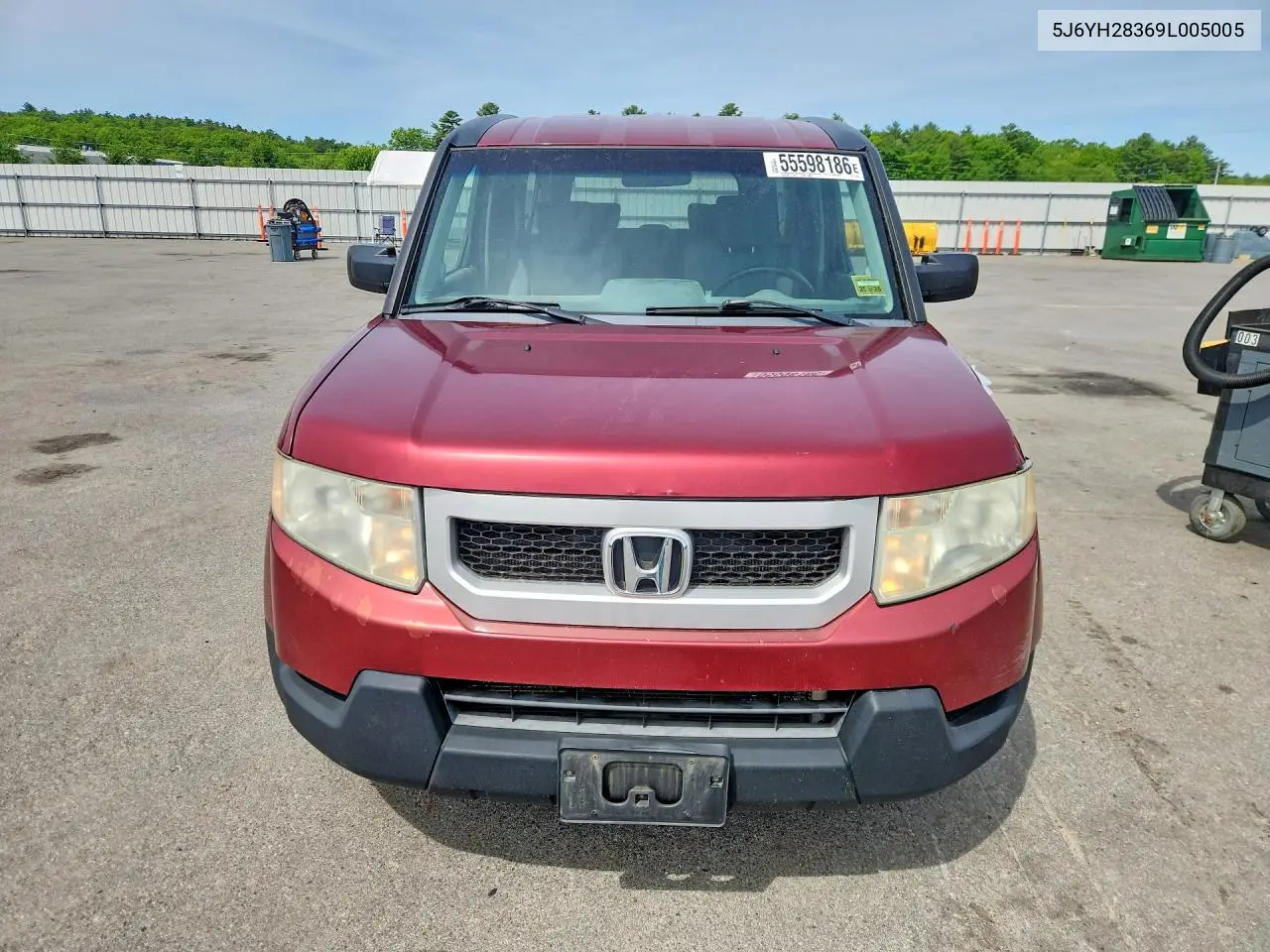 2009 Honda Element Lx VIN: 5J6YH28369L005005 Lot: 55598186
