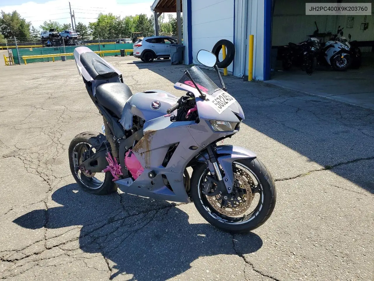2009 Honda Cbr600 Rr VIN: JH2PC400X9K203760 Lot: 56324536