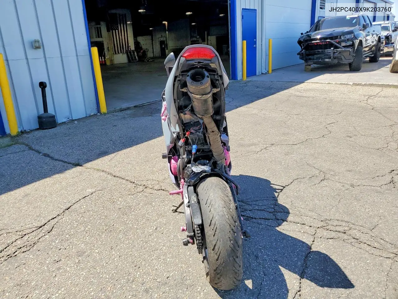 2009 Honda Cbr600 Rr VIN: JH2PC400X9K203760 Lot: 56324536