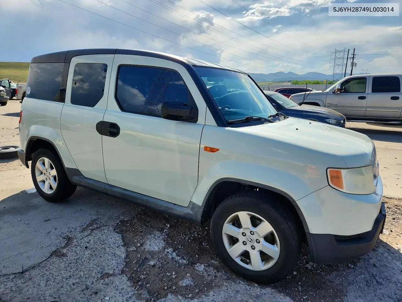 2009 Honda Element Ex VIN: 5J6YH28749L003014 Lot: 56358656