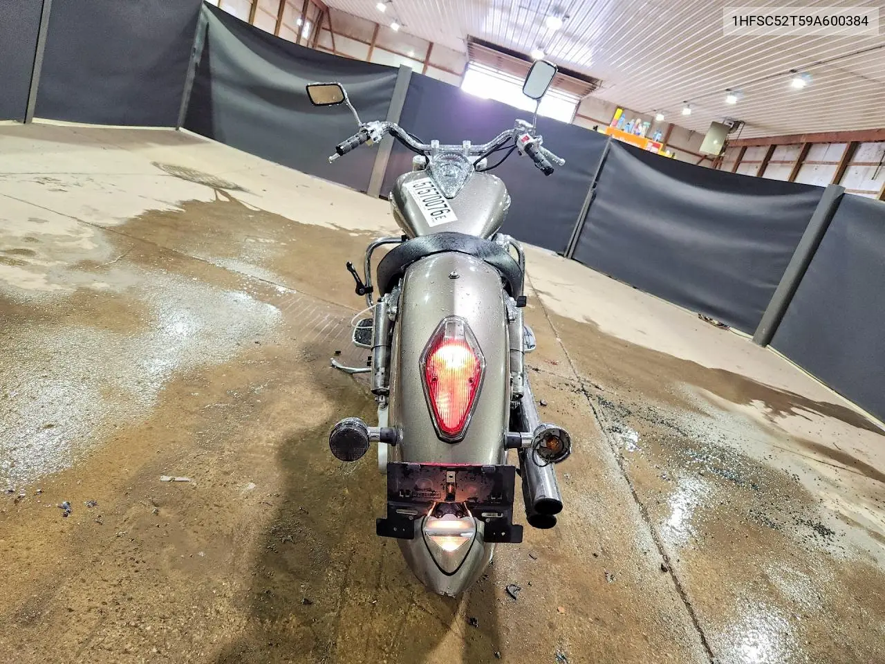 2009 Honda Vtx1300 T VIN: 1HFSC52T59A600384 Lot: 57570076