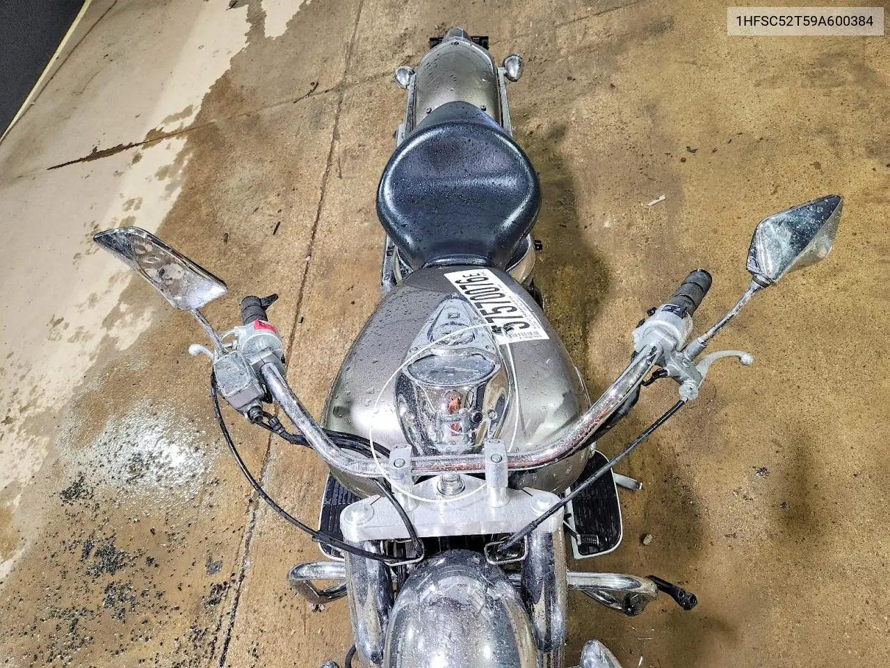 2009 Honda Vtx1300 T VIN: 1HFSC52T59A600384 Lot: 57570076