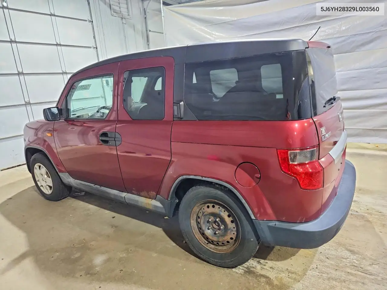 2009 Honda Element Lx VIN: 5J6YH28329L003560 Lot: 58229886