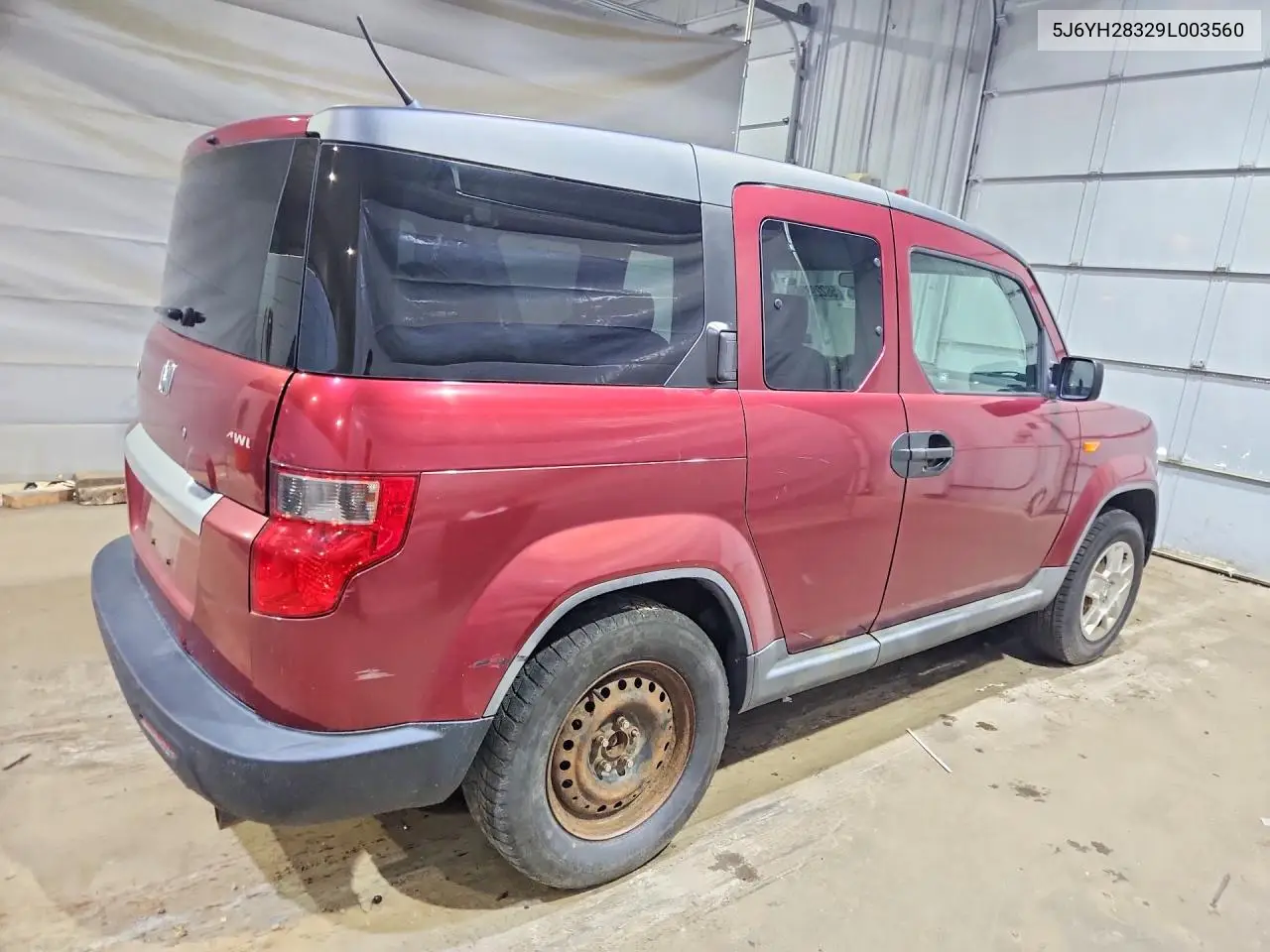 2009 Honda Element Lx VIN: 5J6YH28329L003560 Lot: 58229886