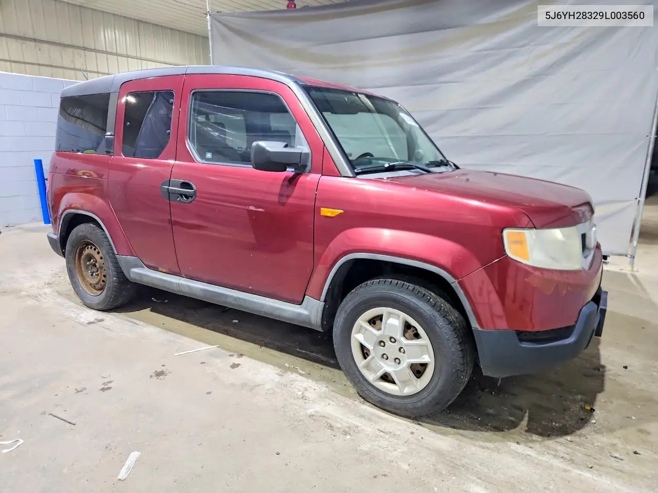 2009 Honda Element Lx VIN: 5J6YH28329L003560 Lot: 58229886