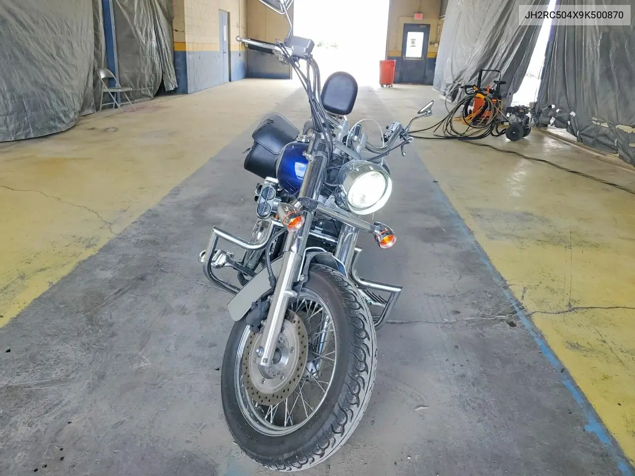 2009 Honda Vt750 C VIN: JH2RC504X9K500870 Lot: 58561306