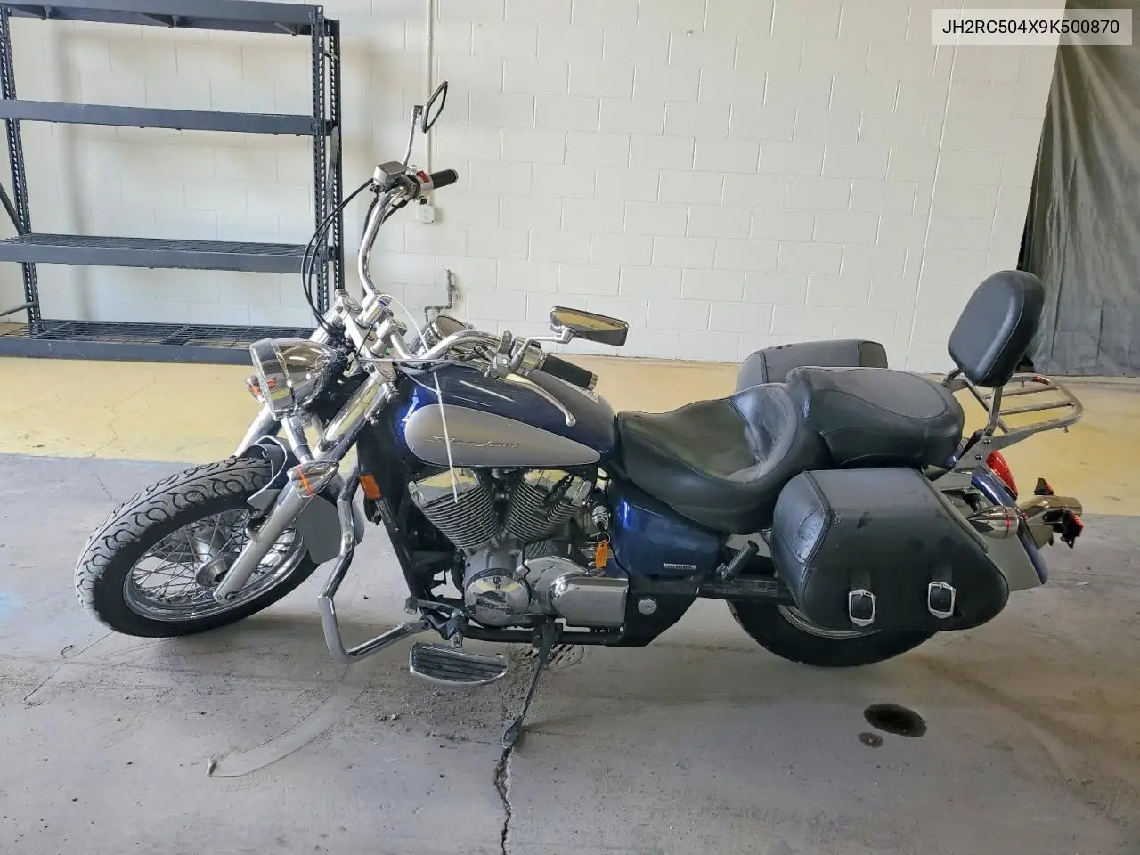 2009 Honda Vt750 C VIN: JH2RC504X9K500870 Lot: 58561306