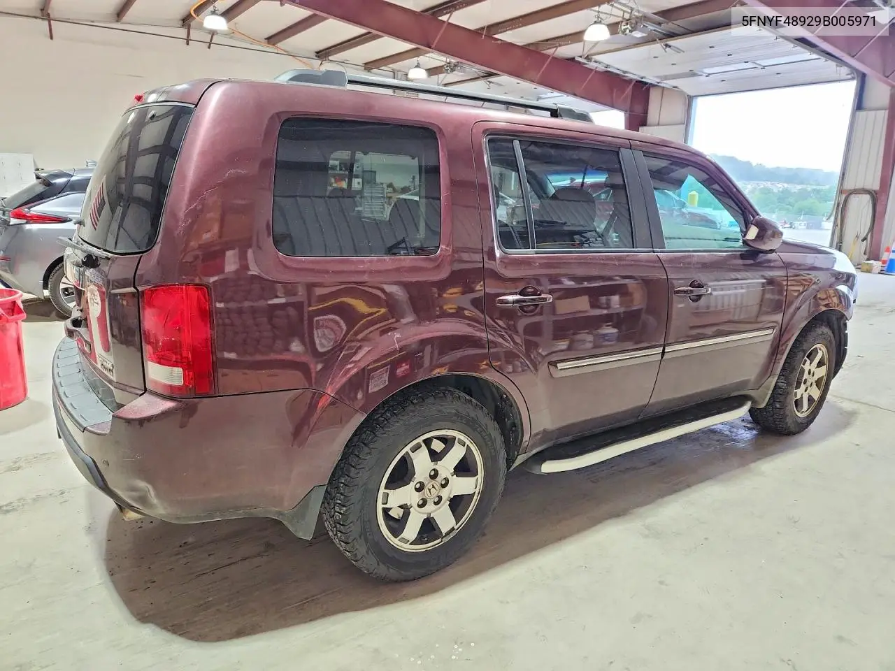 2009 Honda Pilot Touring VIN: 5FNYF48929B005971 Lot: 59858756