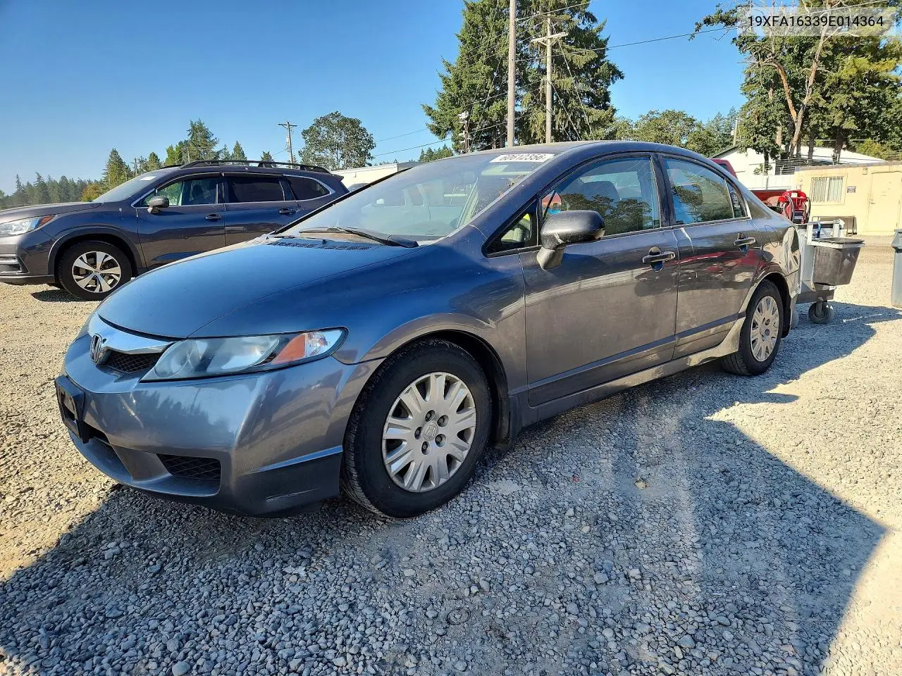 2009 Honda Civic 4D VIN: 19XFA16339E014364 Lot: 60612356