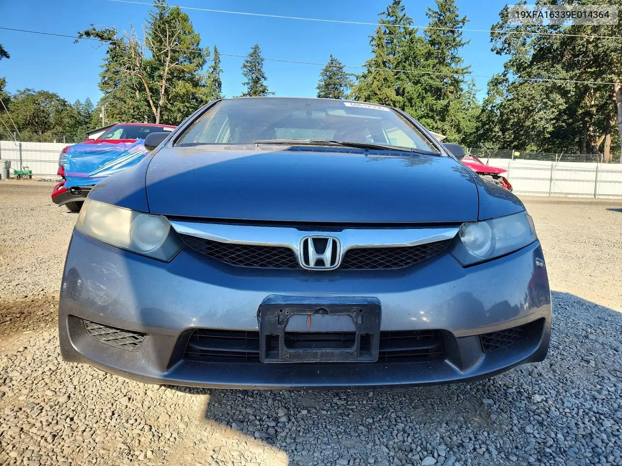 2009 Honda Civic 4D VIN: 19XFA16339E014364 Lot: 60612356