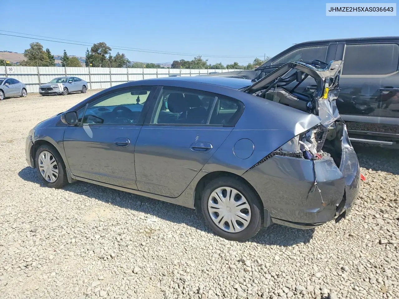 2010 Honda Insight Lx VIN: JHMZE2H5XAS036643 Lot: 54269696