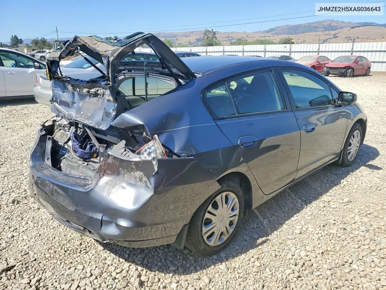 2010 Honda Insight Lx VIN: JHMZE2H5XAS036643 Lot: 54269696