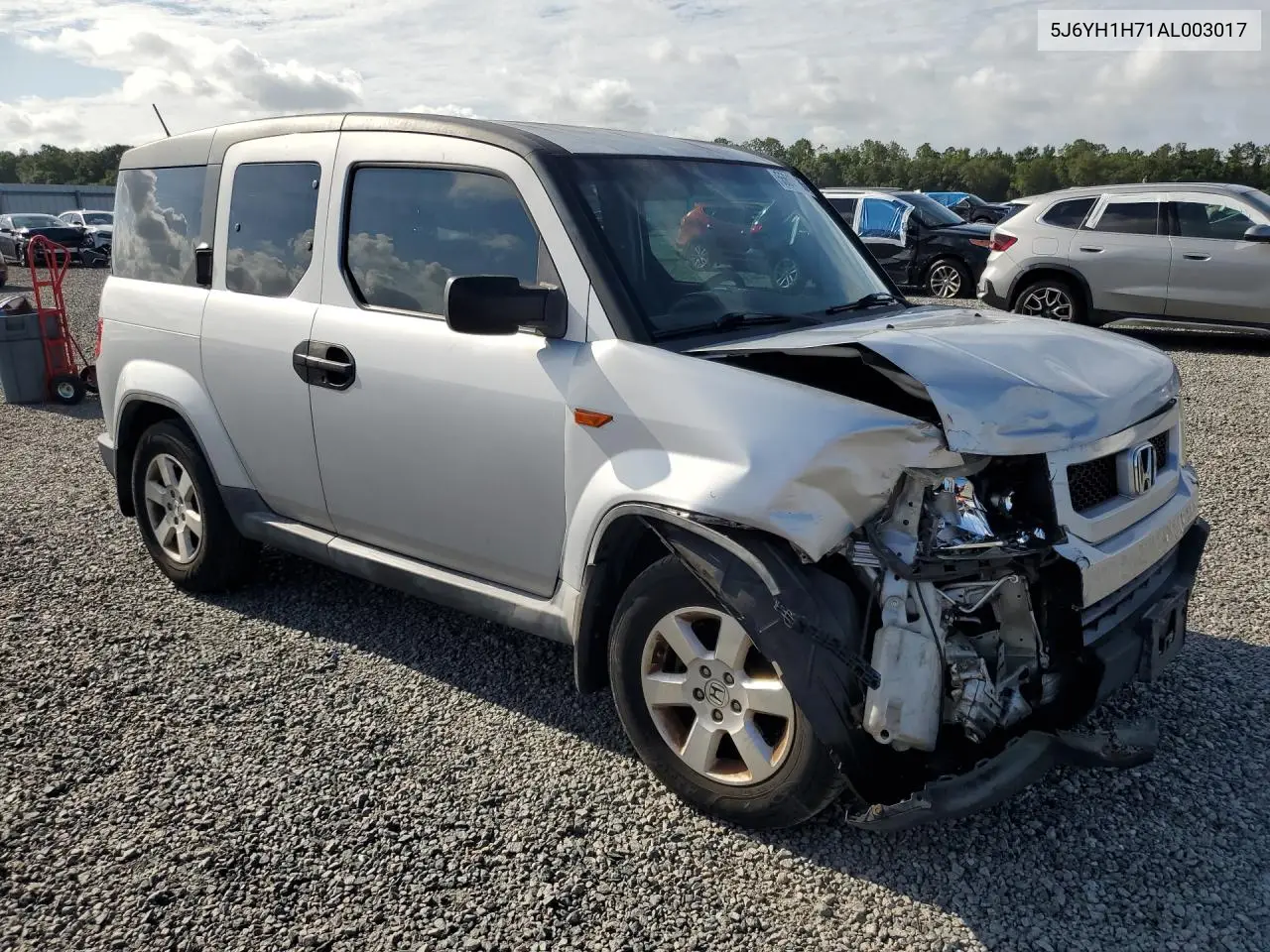2010 Honda Element Ex VIN: 5J6YH1H71AL003017 Lot: 55610736