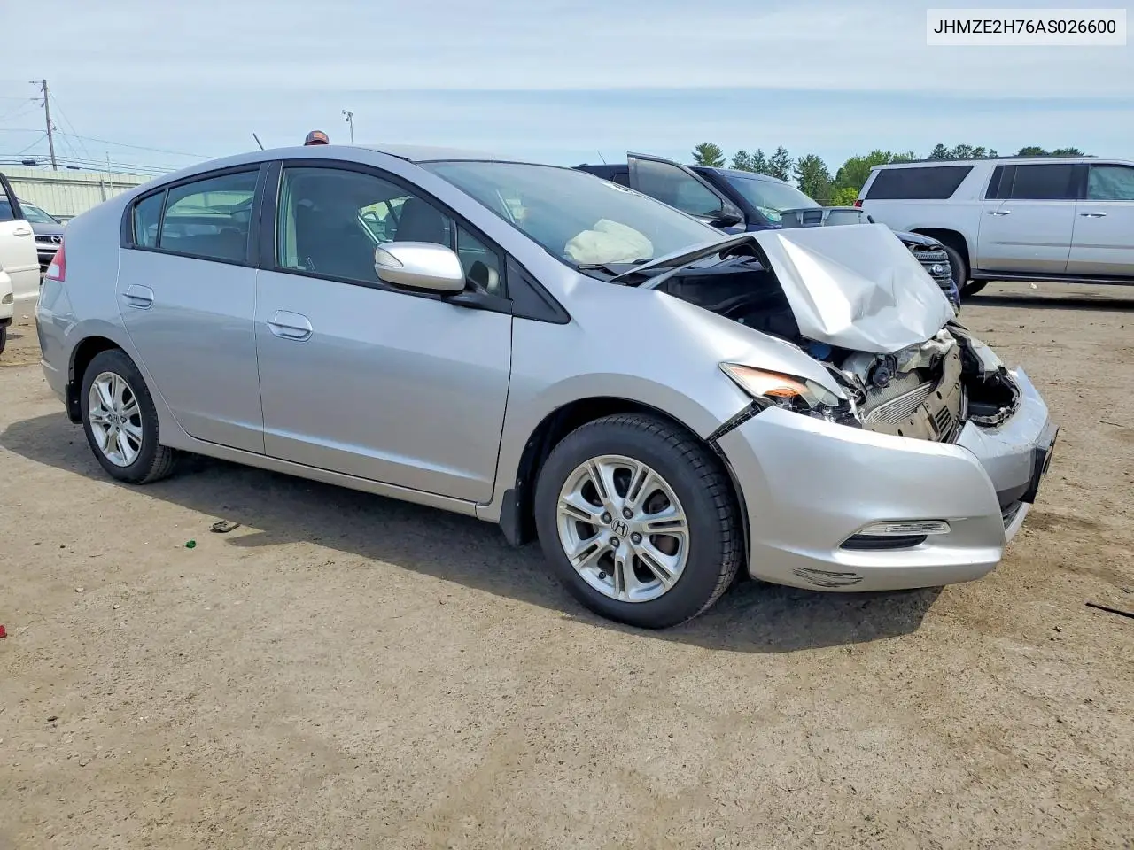 2010 Honda Insight Ex VIN: JHMZE2H76AS026600 Lot: 56077476