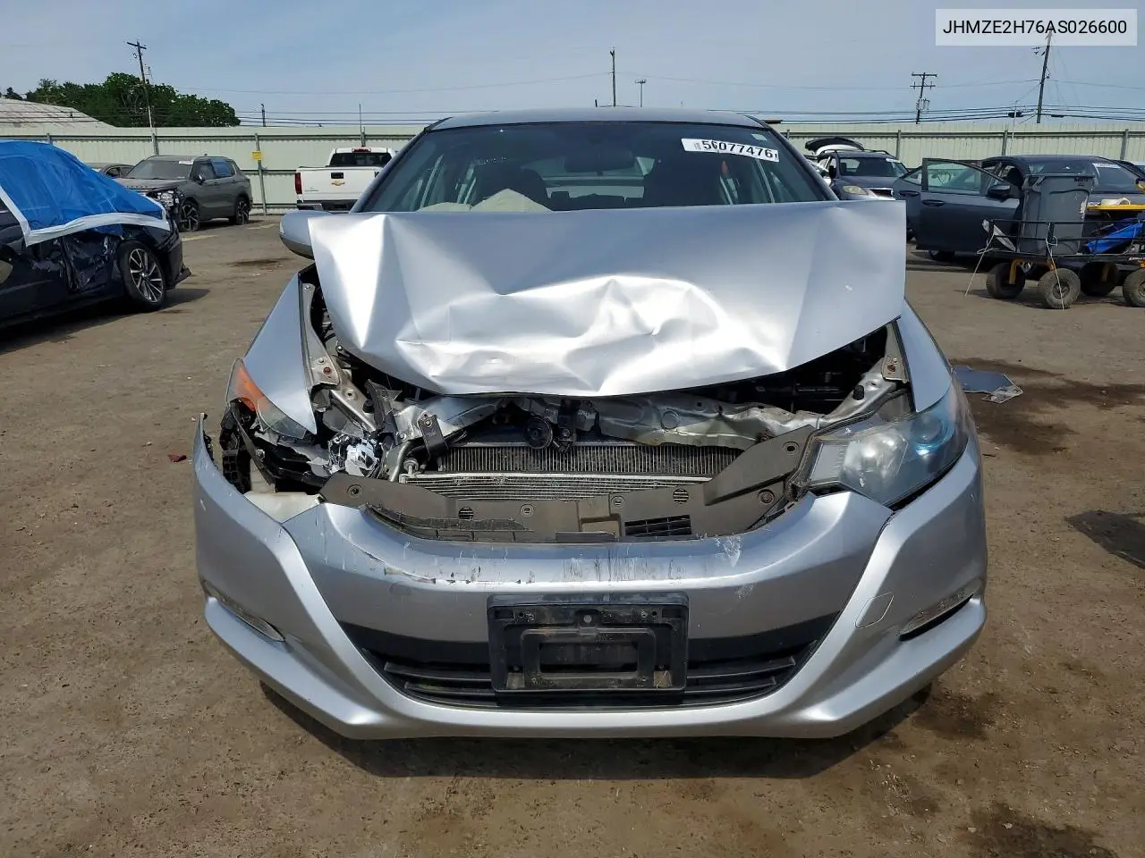 2010 Honda Insight Ex VIN: JHMZE2H76AS026600 Lot: 56077476