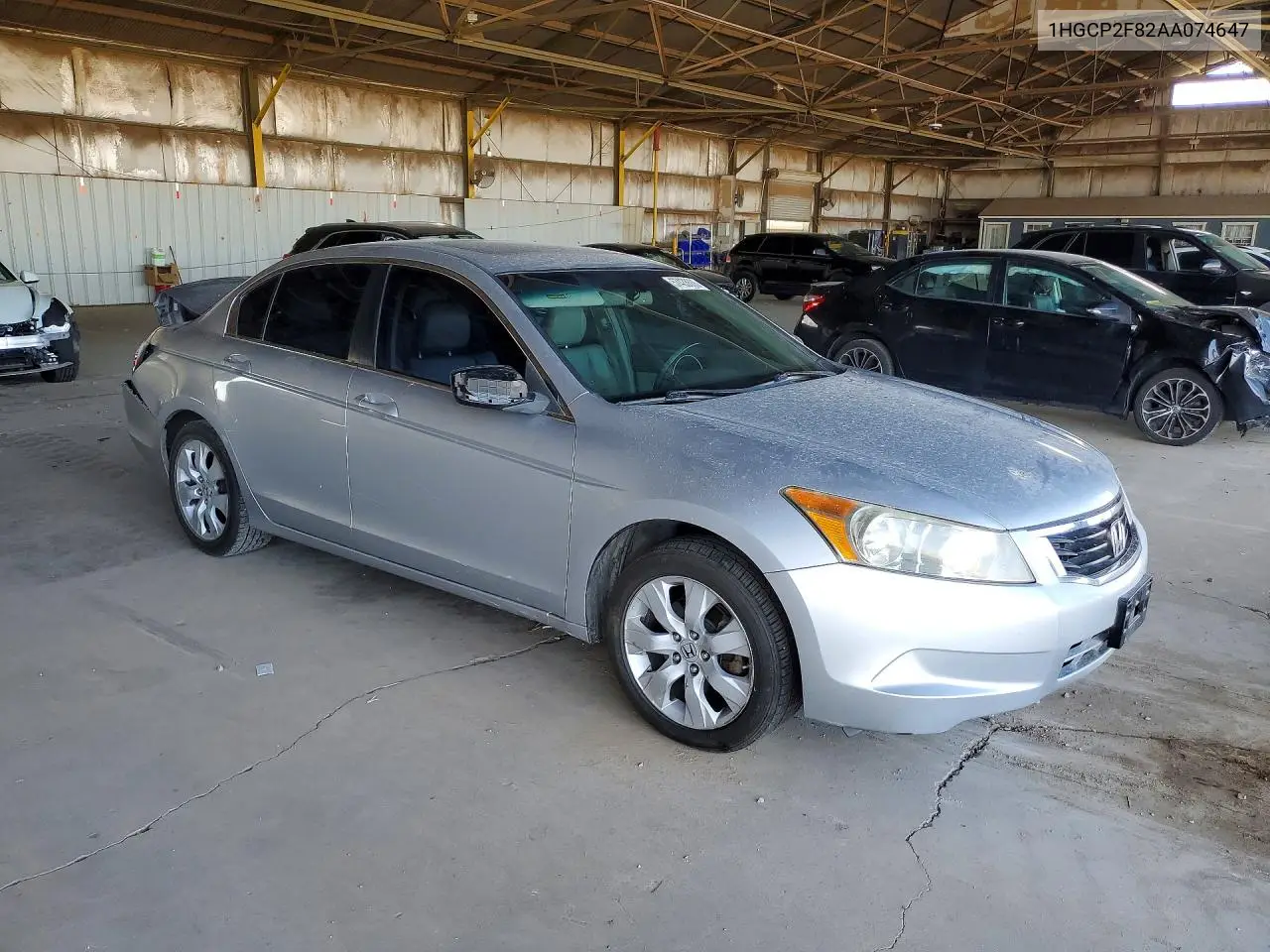 2010 Honda Accord Exl VIN: 1HGCP2F82AA074647 Lot: 57433606