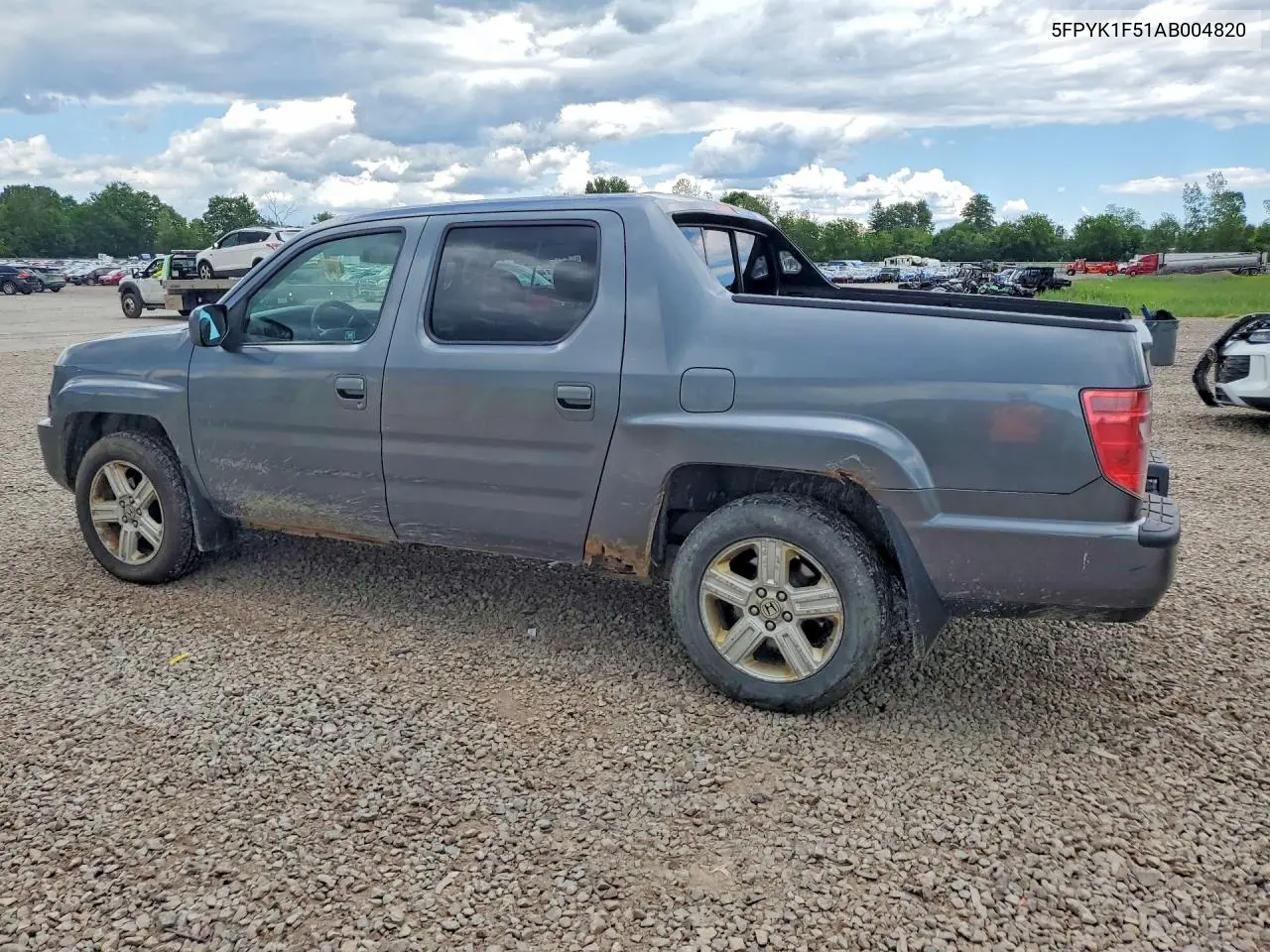 2010 Honda Ridgeline Rtl VIN: 5FPYK1F51AB004820 Lot: 57670156